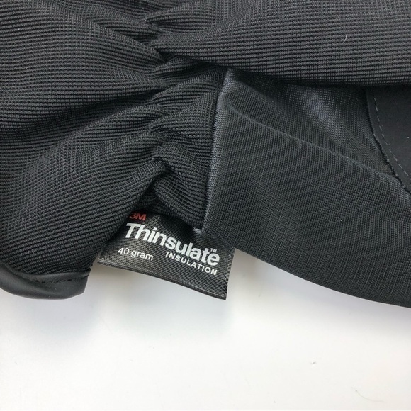 MENS Thinsulate Black Winter Gloves Choose Medium Or Large - Picture 5 of 6